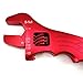 Adjustable Aluminum Lightweight Wrench Fitting Tools Red for AN 3 4 6 8 10 12