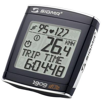 Sigma BC 1909 HR 19-Function Triple Wireless Bicycle Computer - 01990