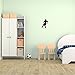 Soccer Wall Decal Sticker - 12 in. Soccer Player Silhouette Decoration Mural Art (Black Vinyl)