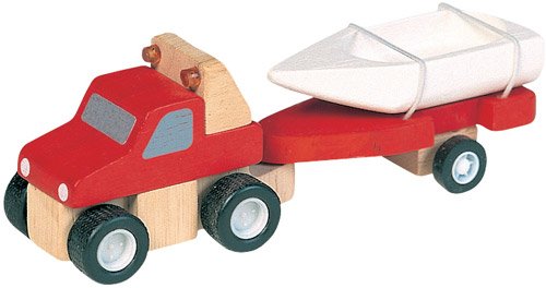 Childrens Toyshop  Toys : Plan Toys 60510 4 X 4 With Boat