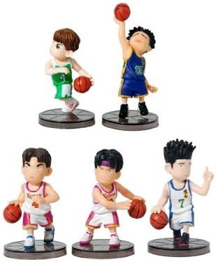 Five Piece Slam Dunk Toy Figures with Gift Box