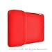 TopCase Red Portfolio Laptop Sleeve Bag Case Cover for All 13