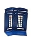 New Arrival A Pair of Retro British Style Telephone Booth Bookend Bookends (Blue) B002