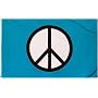 Peace Sign Standard Flag: 3x5 foot Poly