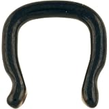 PVD Stainless Steel Septum Retainer: 16g Black