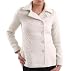 Billabong Womens Twill Stitch Peacoat (X-Large, Ivory)