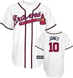 Chipper Jones Atlanta Braves Replica Home Jersey (X-Large)
