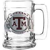 Texas A&M Aggies 15 oz Colonial Beverage Glass Tankard - NCAA College Athletics Fan Shop Sports Team Merchandise