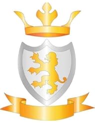 Content Wall Decals Coat of Arms - Illustration - 60 inches x 48 inches - Peel and Stick Removable Graphic