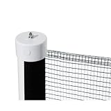 Retractable Driveway Guard, 25' Wide Color: Black