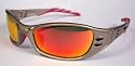 PELTOR TITANIUM STYLISH SPORT SAFETY GLASSES RED MIRROR LENS (CE APPROVED)