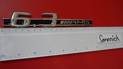 AMG 6.3 ABS BADGE EMBLEM CAR AUTO VOITURE ABZEICHEN EMBLEME STICKER CHROME DECAL DECO LOGO uk