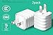 Charger,Travel Wall Power Adapter Vlove 1 Amp USB Plug Made for Iphone 6 5 5s 5c 4s, Ipads, Ipods, Samsung Galaxy S5 S4 S3 Note 2 3 and Most Android Phones (White)