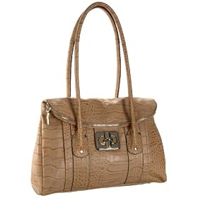 Buy B. MAKOWSKY Classics Rockefeller Medium Satchel by B. MAKOWSKY