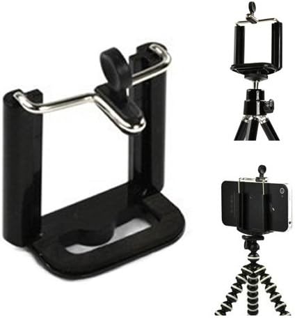 BlueMart ® Cellphone Smartphone Tripod Mount Holder for iPhone 3G 3GS 4 4G 5 iPod Touch HTC Samsung BlackBerry Plus BlueMart Cable Tie (Black)