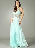 Pleated Sequin Cross Back Formal for Bridesmaid Formal Prom