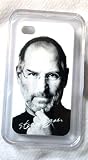 iPhone 4 /4s Steve Jobs Memorial Photo Series Premium White Plastic Hardshell Case Cover in Clear Box Retail Packaging