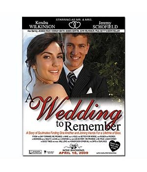 Personalized Wedding Gifts - Unframed Wedding Movie Canvas-18x24