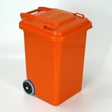 PLASTIC TRASH CAN 45L(�I�����W) 100-146
