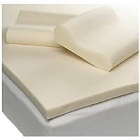 Sleep Studio Ventilated 2-Inch Thick Memory Foam Mattress Topper with Two Contour Pillows, Cal King