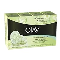 Olay Soothing Cucumber Bar Soap, 17-Ounce, Green