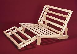Tri-fold Hardwood Futon Frame - Twin Size