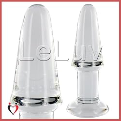 Beginner Glass Butt Plug (Clear)