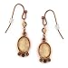 Sahara Passage Embellished Oval Drop Earrings Sahara Passage Embellished Oval Drop Earrings