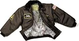 Brown WWII Aviator Kids Flight Jacket