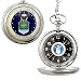 Personalized Military Pocket Watch - Air Force
