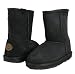 EMU Australia Women's Stinger Lo Premium Australian Sheepskin Boot,Black,9 M US