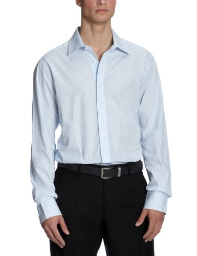 MEXX Herren Hemd/ Business, gestreift H5RE3522, Gr. 50 (L), Blau (454) Preisvergleich