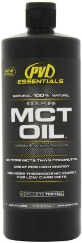 PVL Essentials 100 Percent Pure MCT Oil 1 Litre by PVL Essentials