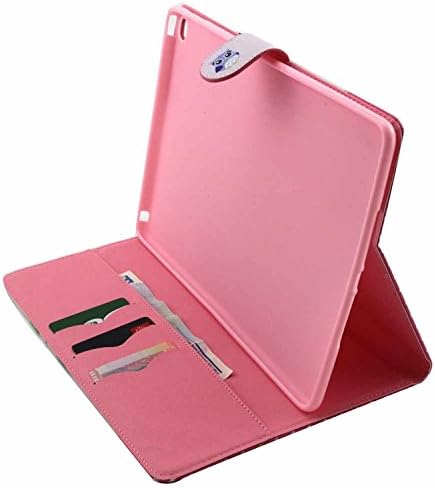 Vkied iPad air2 leather Case (Owl family) Pattern Fashion Printing Wallet Cards Slots Flip Magnet Stand Leather Carry Case with Screen Protector and Cleaning Cloth
