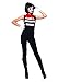 Leg Avenue Women's 3 Piece Marvelous Mime Costume