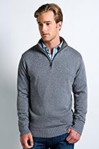1/2 Zip Cotton Cashmere Sweater