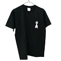 限定 足あとTシャツ ウルトラマン ブラックゴールド L