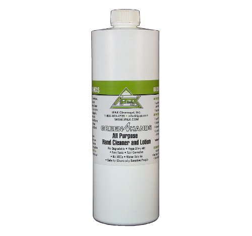 IPAX Green 4 Hands Eco-Friendly All Purpose Hand Cleaner & Lotion - 3pk x 16oz