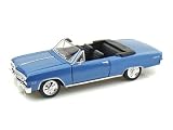 1965 Chevy Chevelle Malibu Convertible 1/24 - Blue