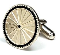 Bicycle Wheel Cycling Cufflinks Cuff Links