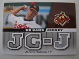 2009 Upper Deck Jeremy Guthrie Orioles UD Game Jersey Insert BV $6