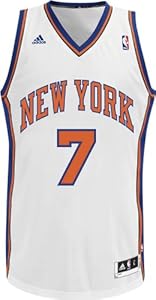 NBA Men's New York Knicks Carmelo Anthony Revolution 30 Home Swingman Jersey (White, Large)