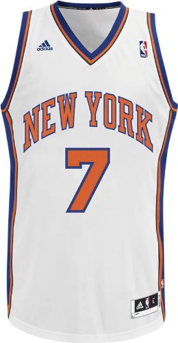 NBA Men's New York Knicks Carmelo Anthony Revolution 30 Home Swingman Jersey H Size (White, XXXX-Large)