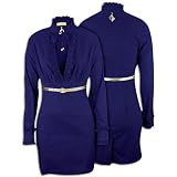 Baby Phat Women's Keyhole L/S Ruffle Dress