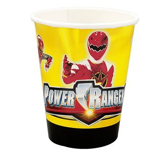 Party Supplies - Power Rangers 9oz. Cups (8)
