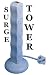 Duronic 10 Way surge Tower Extension Lead Socket  from Surge Protected