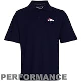 NFL Cutter & Buck Denver Broncos Navy Blue Drytec Championship Polo