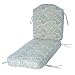 Chaise Lounge Cushion with Welt Fabric: Teak