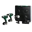 Hitachi KC18DHL 18-Volt Li-Ion 2-Tool Combo Kit