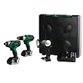 Hitachi KC18DHL 18-Volt Lithium-Ion 2-Tool Combo Kit